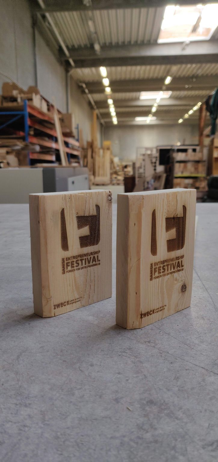 palletræ plakette gebrugt flade